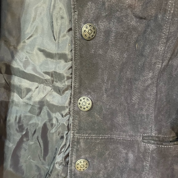 Women’s Denim & Co Suede Jacket size XL - Picture 4 of 6